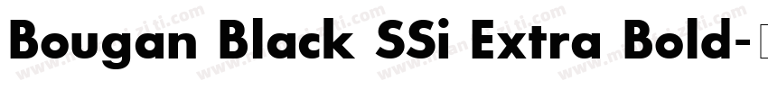 Bougan Black SSi Extra Bold字体转换